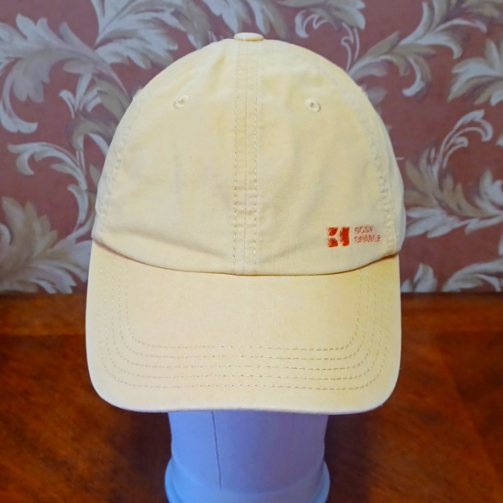HUGO BOSS Orange Men's Forcano Cotton Peaked Cap Mustard Yellow